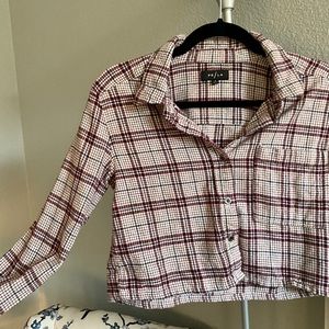 PacSun Flannel Croptop